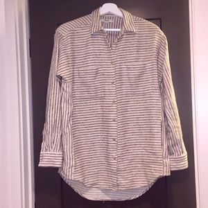 Madewell flannel sunday shirt in stripe